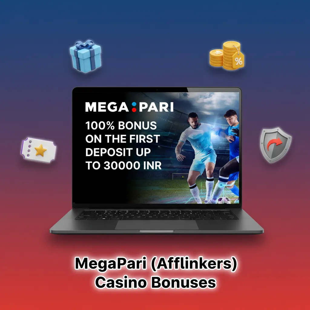 MegaPari casino bonuses: weekly reload 50%+40 FS, daily free spins, 10% slots cashback, Drops & Wins, live casino cashback.