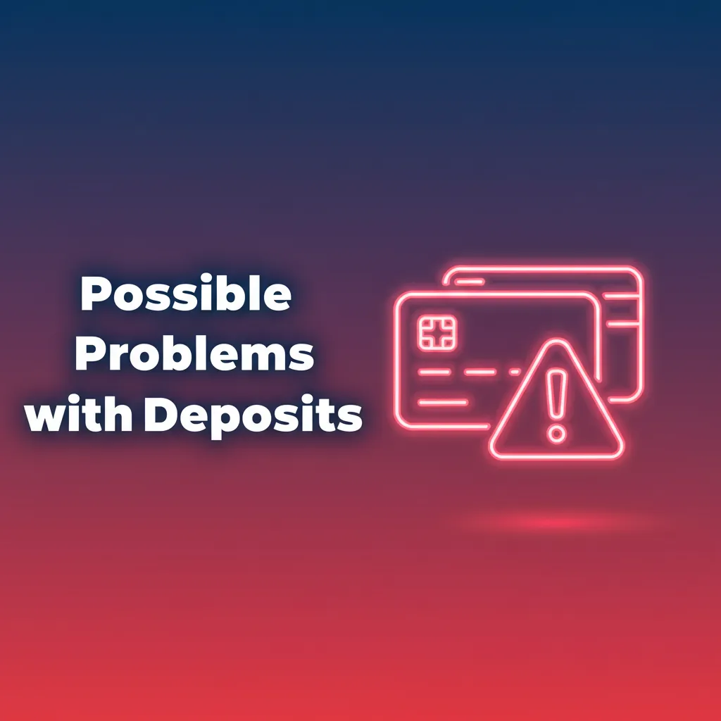 Possible Problems with Deposits: declines, pending crypto/vouchers, KES currency fees, limits, and KYC steps.