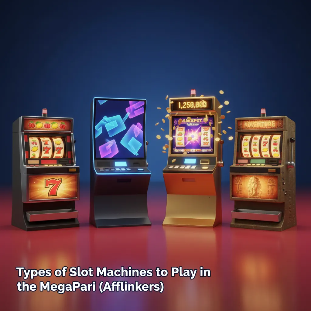 MegaPari slots categories: Classic, Video, Megaways, Jackpots, Hold & Win, with popular titles displayed.
