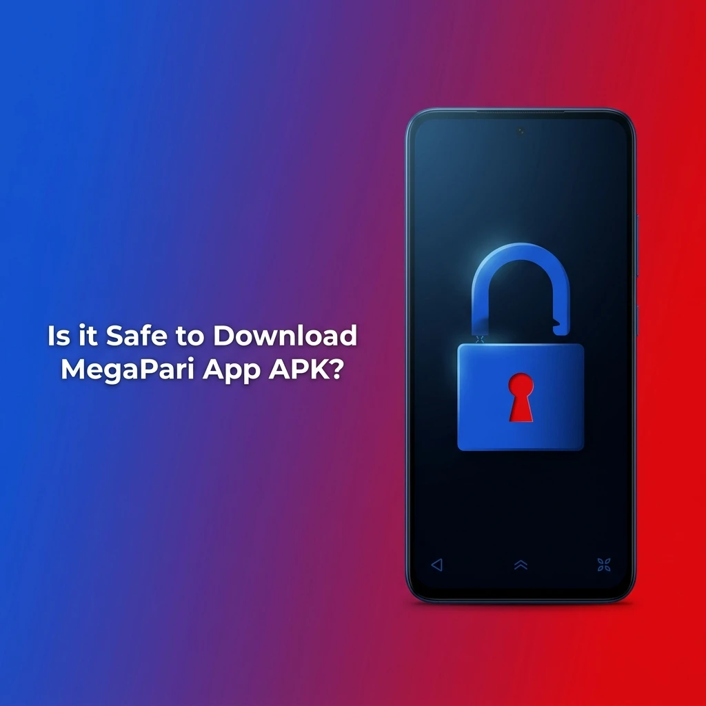 MegaPari app APK safety: licensed, SSL-encrypted, audited for fair play, secure data and payments
